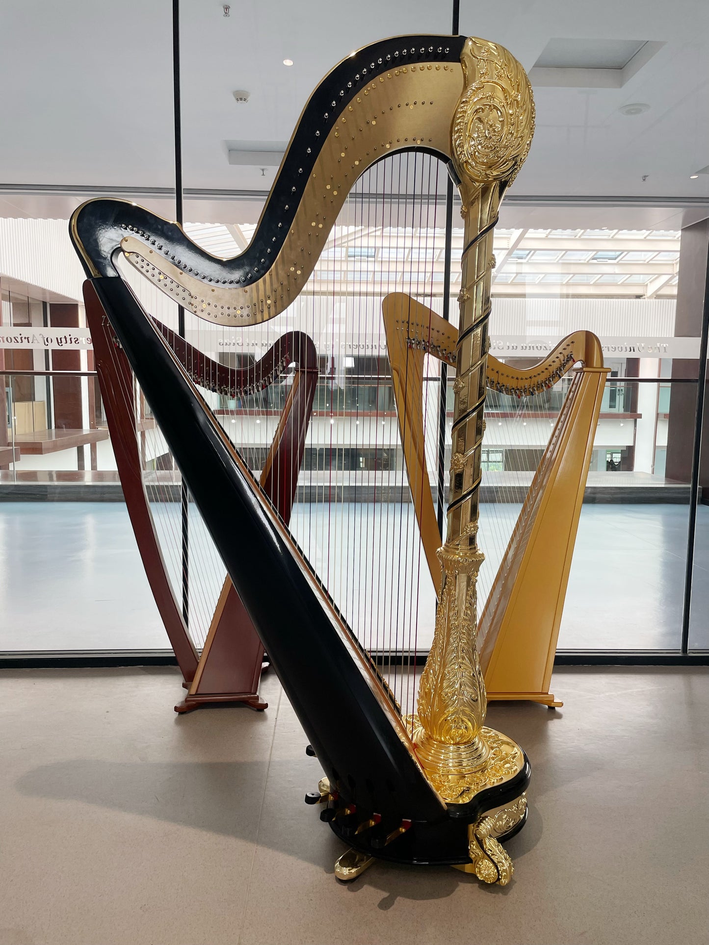 Premium Luxury 47-String Pedal Harp