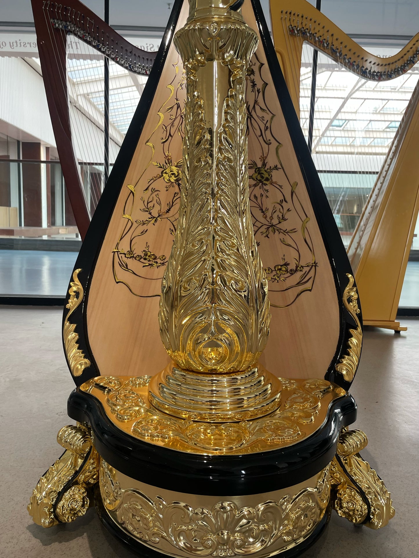 Premium Luxury 47-String Pedal Harp