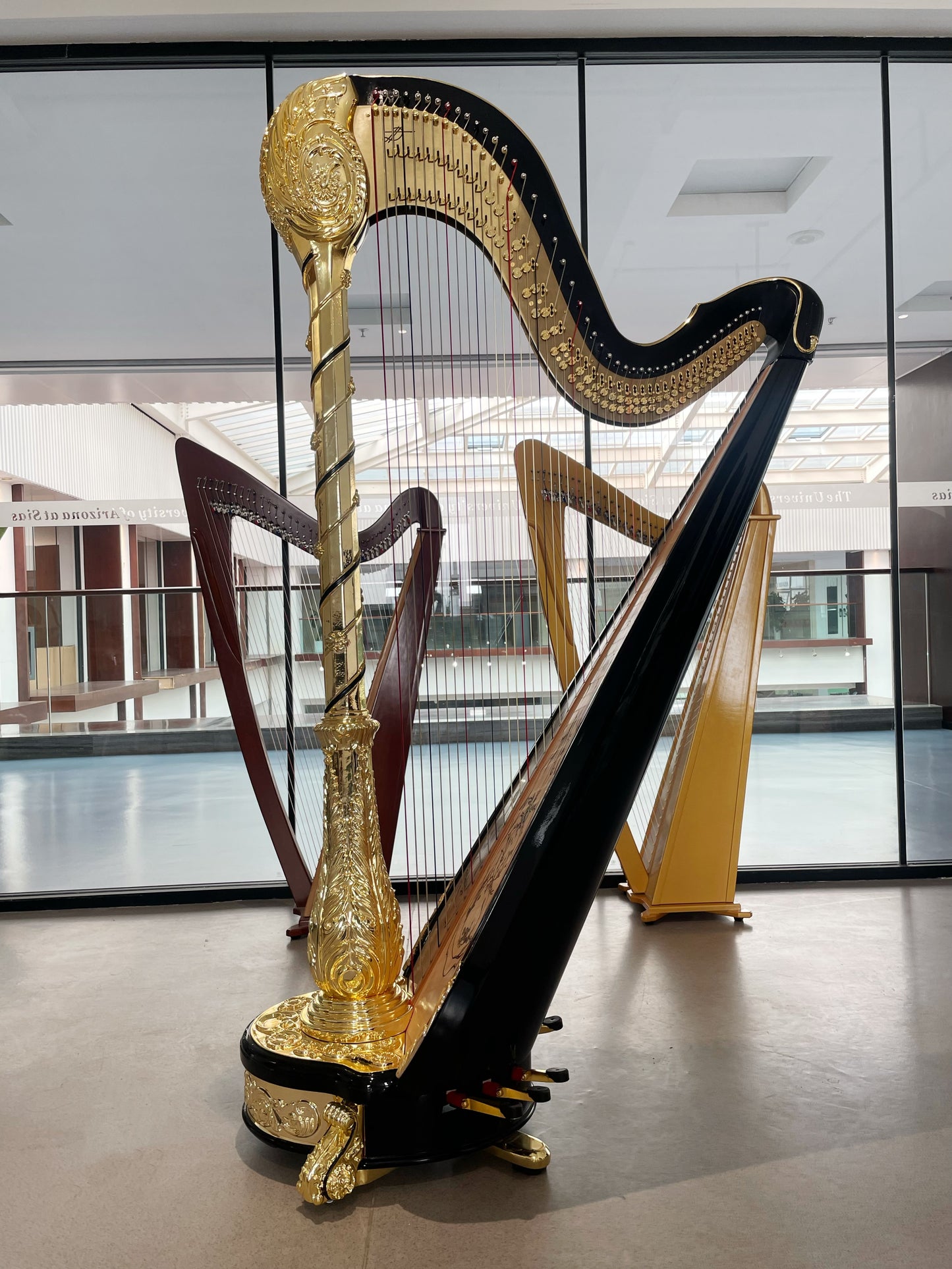 Premium Luxury 47-String Pedal Harp